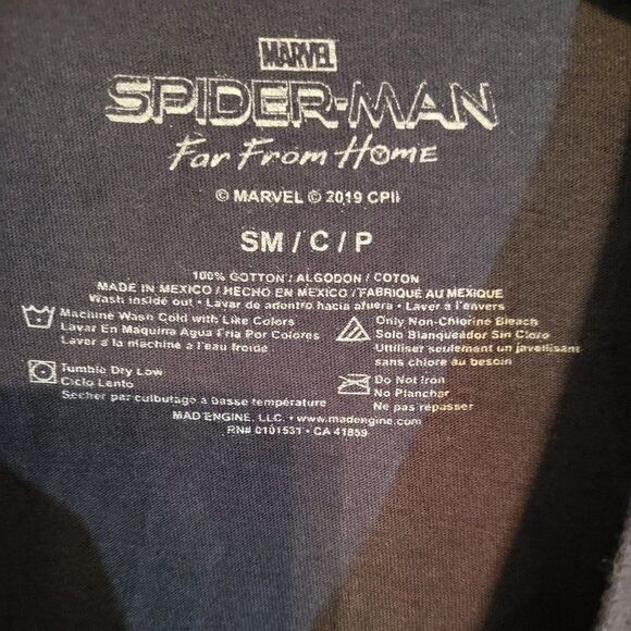 SPIDERMAN NAVY BLUE SHIRT - Picture 8 of 12